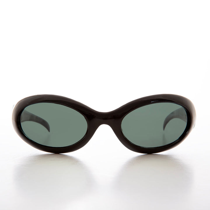 Retro Mod 90s Wrap Around Vintage Sunglasses - Snyder