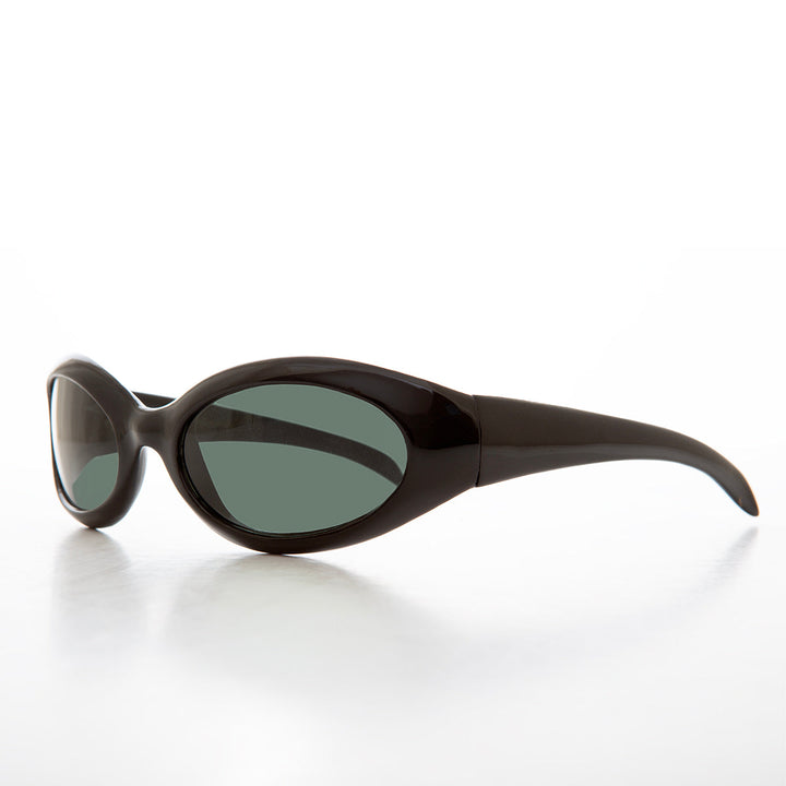 Retro Mod 90s Wrap Around Vintage Sunglasses - Snyder
