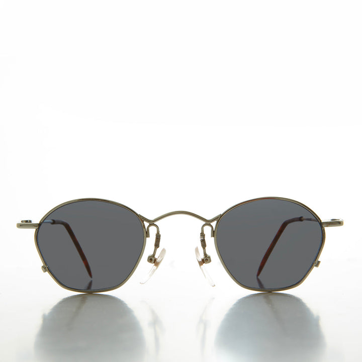 Geometric 90s Metal Sunglasses - Starship