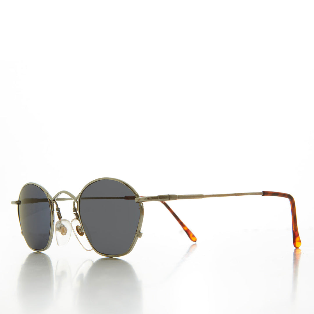 Geometric 90s Metal Sunglasses - Starship