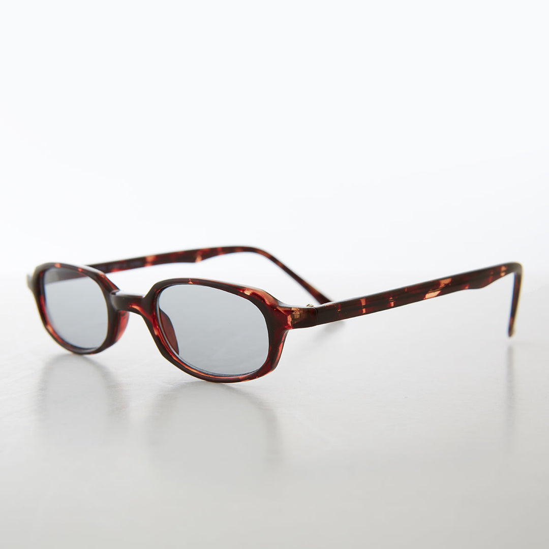 Micro Rectangle Tortoiseshell Sunglasses - Summers 1