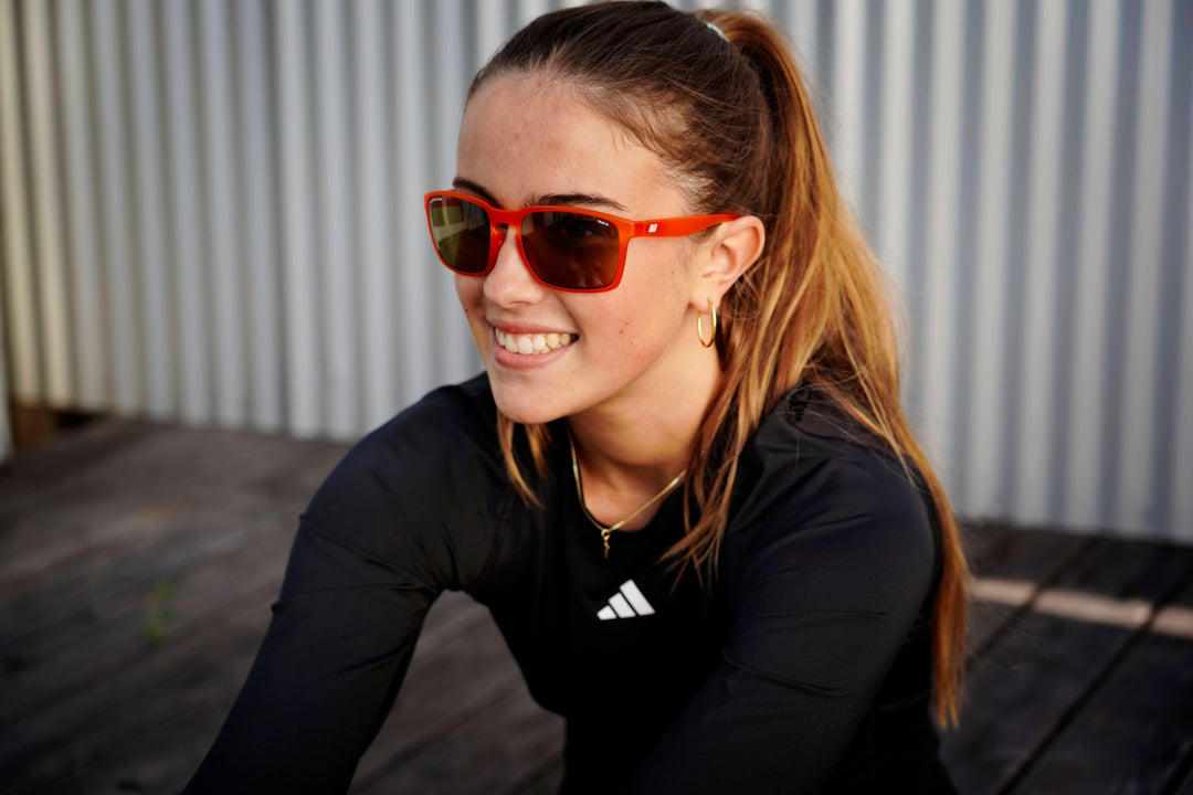 Silverton TRAIL26 Translucent Orange | Trail Running Sunglasses