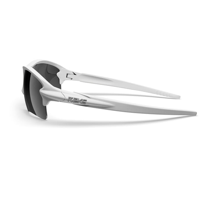 White Sling Blade Prescription Polarized Polycarbonate Sunglasses