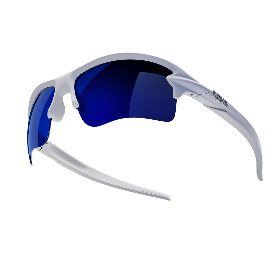 White Sling Blade Prescription Polarized Polycarbonate Sunglasses