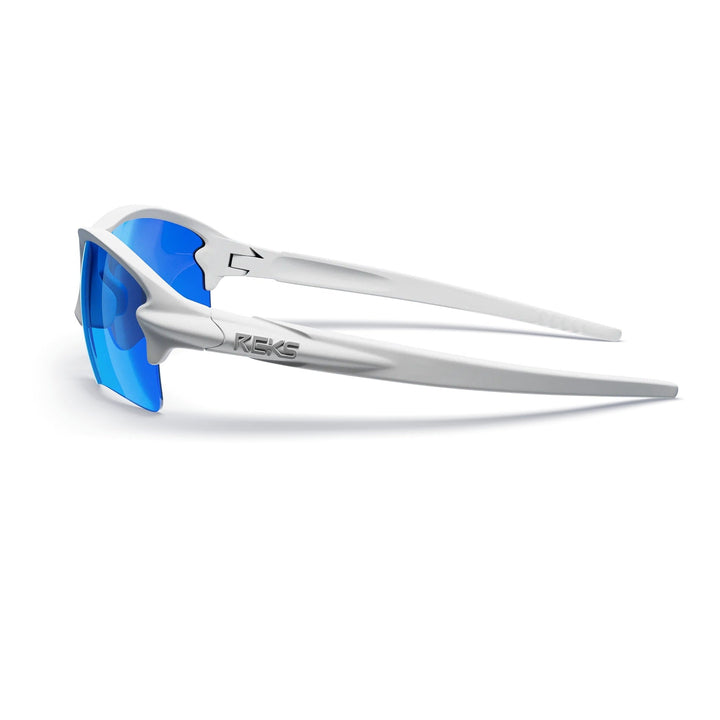 White Sling Blade Prescription Polarized Polycarbonate Sunglasses