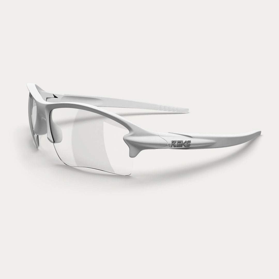 White Sling-Blade Trivex Eyeglasses