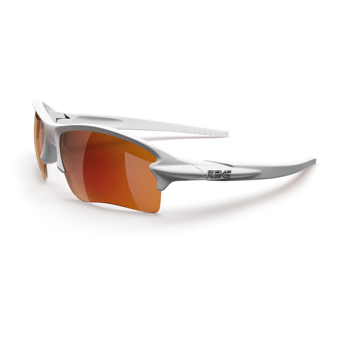 White Sling Blade Prescription Polarized Polycarbonate Sunglasses