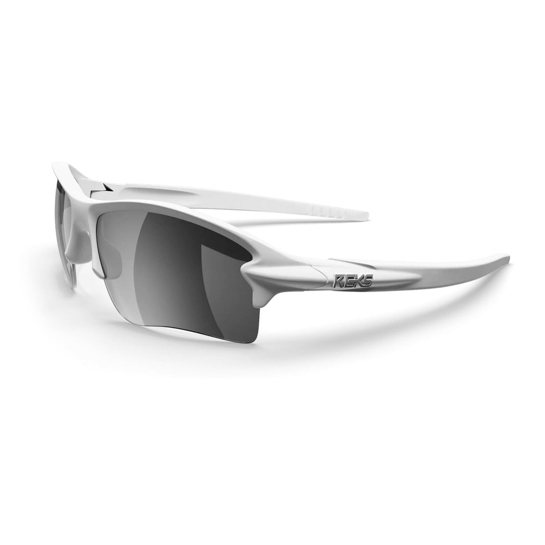 White Sling Blade Prescription Polarized Polycarbonate Sunglasses