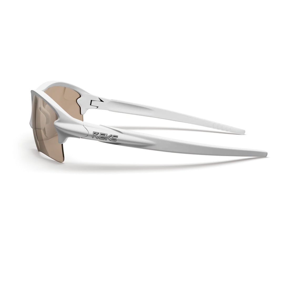 White Sling Blade Prescription Polycarbonate Sunglasses
