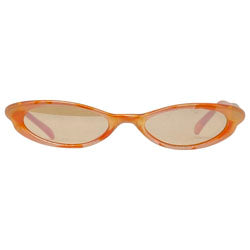 TALLY Orange/Cream Trending 90s Cat-Eye Sunglasses