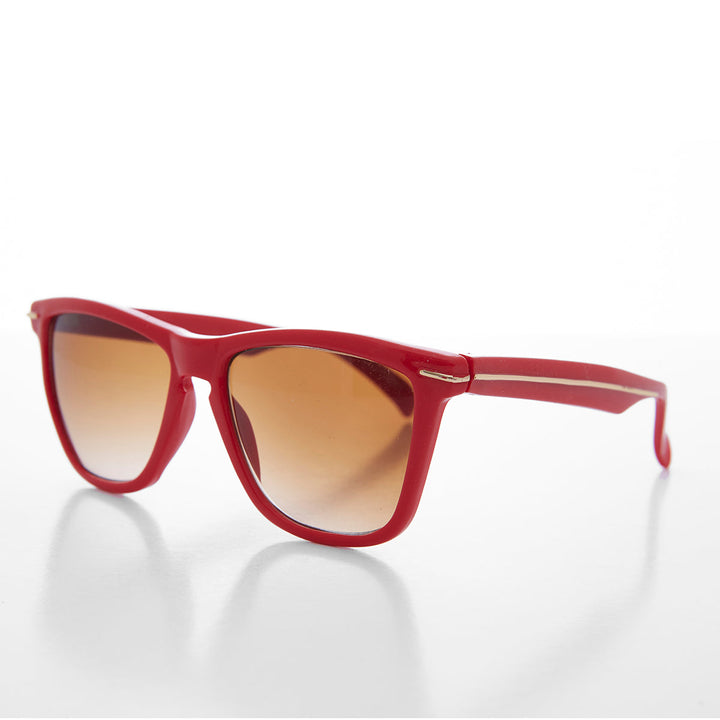Sporty Horn Rim Hipster Vintage Sunglass - Trent