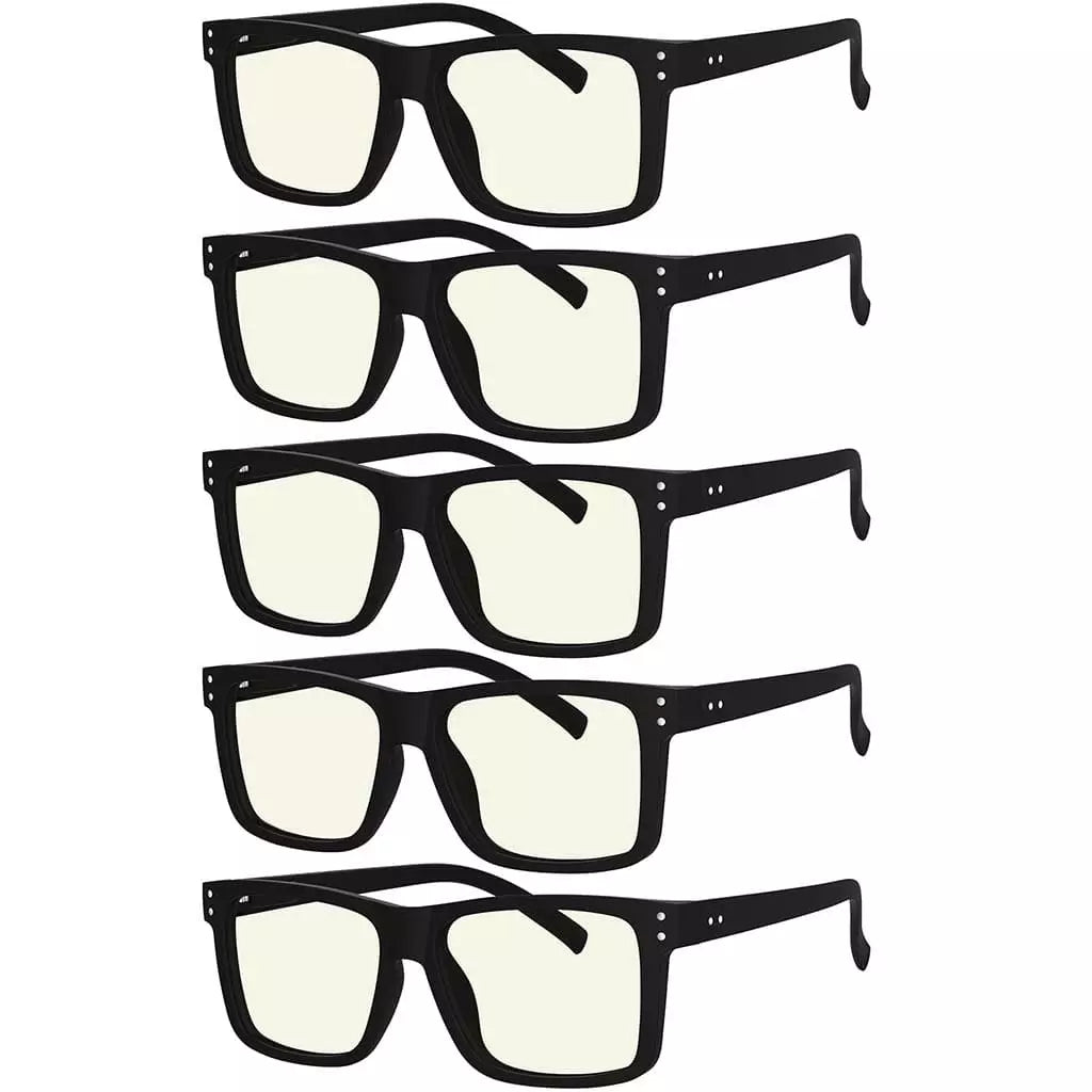 5 Pack Square Large Blue Light Filter Readers UV2142
