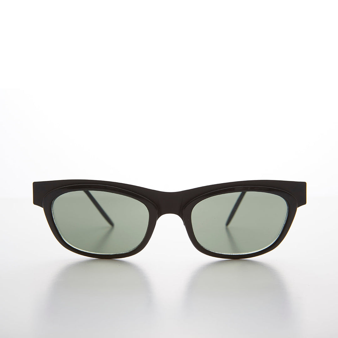 Cat Eye Browline Rectangular Vintage Women's Sunglass - Valentini