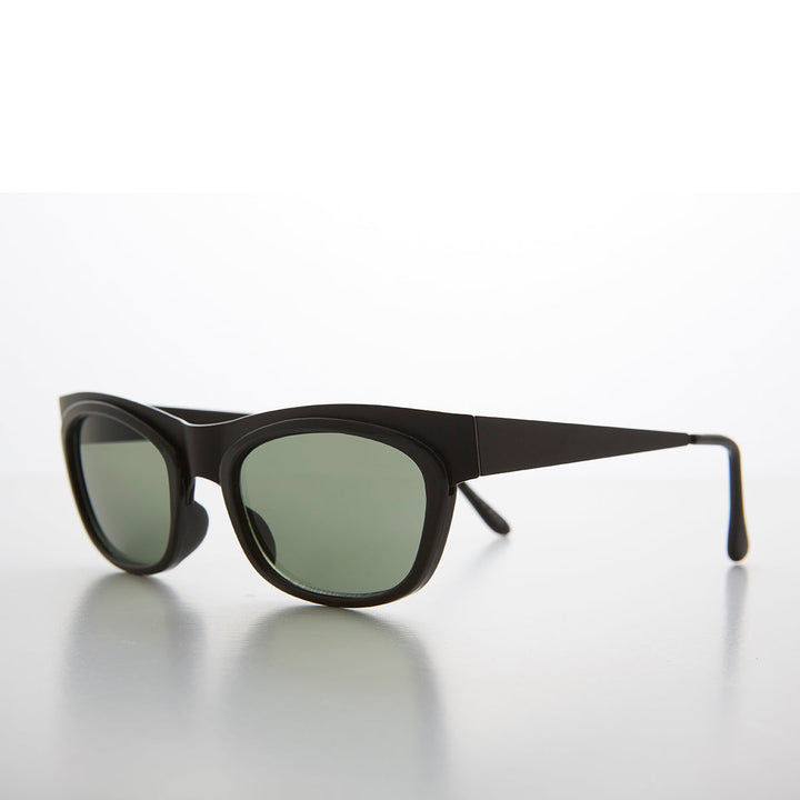 Cat Eye Browline Rectangular Vintage Women's Sunglass - Valentini