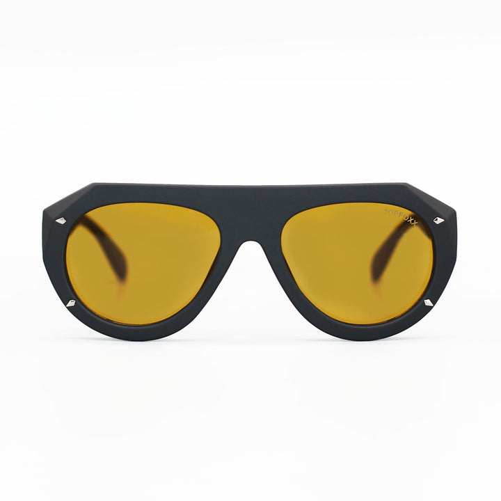 Vega Shield - Matte Black & Yellow