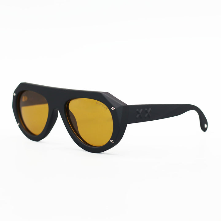 Vega Shield - Matte Black & Yellow