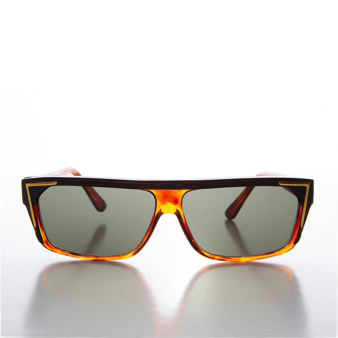 90s Flat Top Bold Sunglasses - Zaya