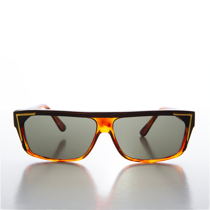 90s Flat Top Bold Sunglasses - Zaya