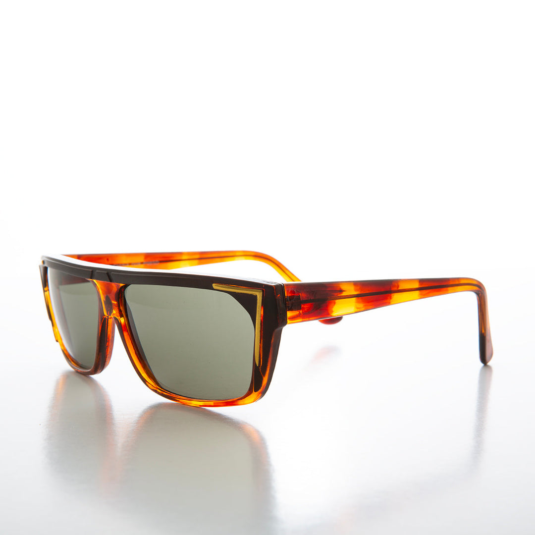 90s Flat Top Bold Sunglasses - Zaya