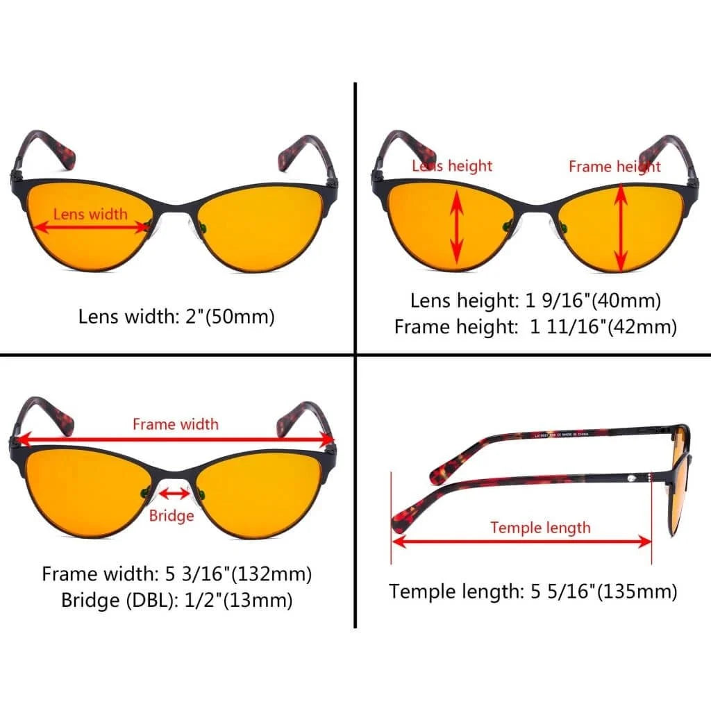 Anti Glare Computer Glasses Stylish Eyeglasses LX19021-BB98
