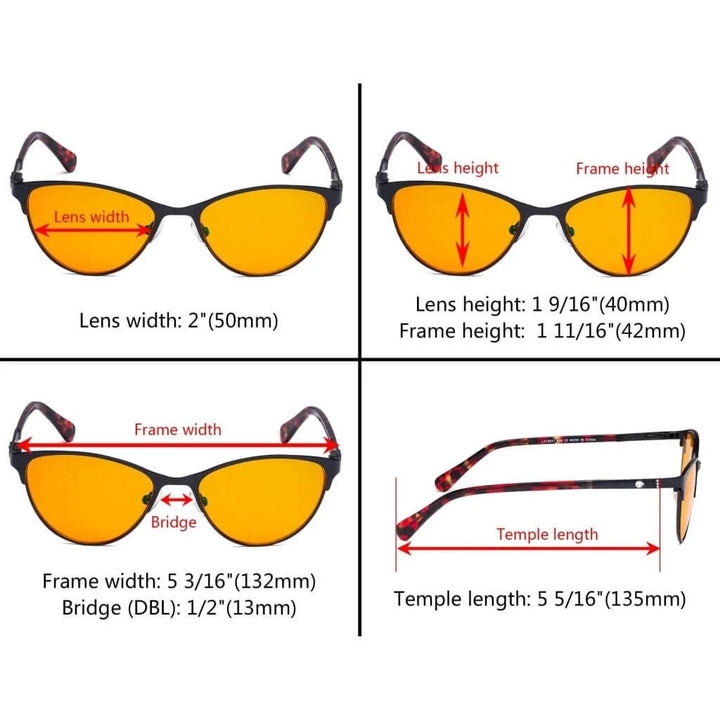 Anti Glare Computer Glasses Stylish Eyeglasses LX19021-BB98