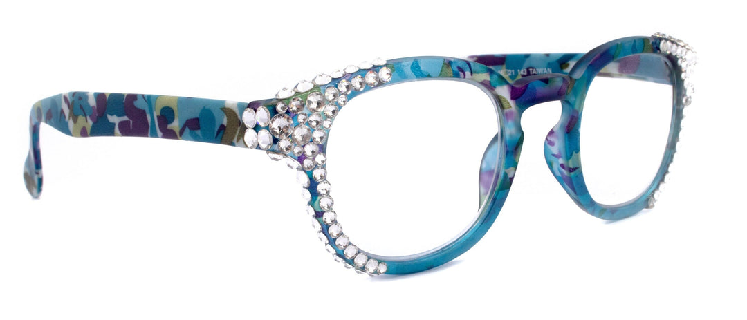 Autumn Bling Women's Reading Glasses with Genuine European Crystals