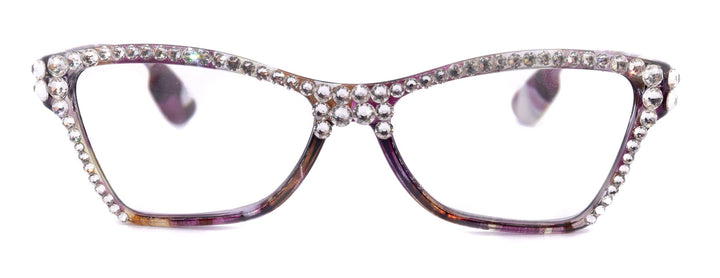 Avian Bling Women's Reading Glasses w Genuine European Crystals