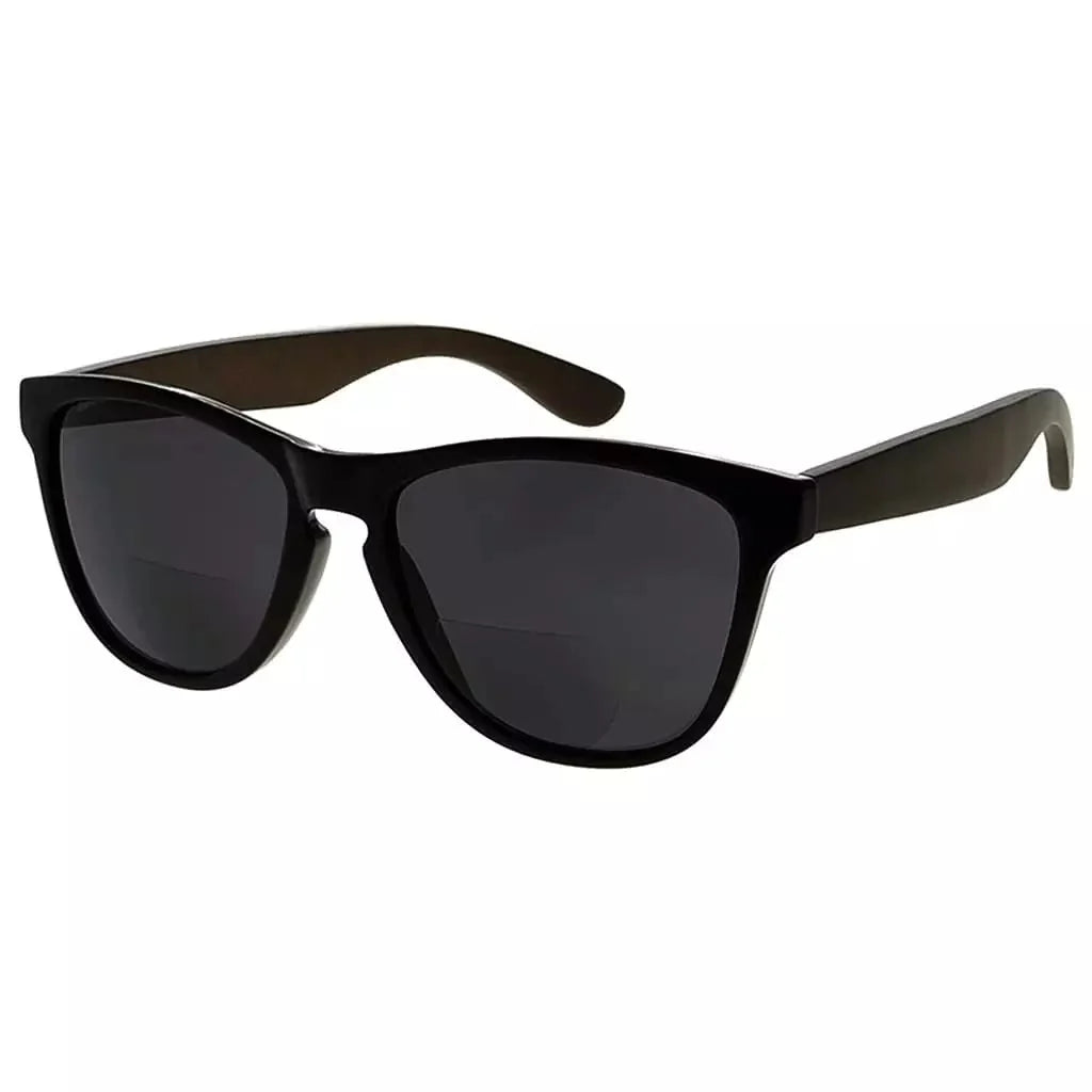 Bifocal Sunglasses with Wood Temples for Women SGH001-6