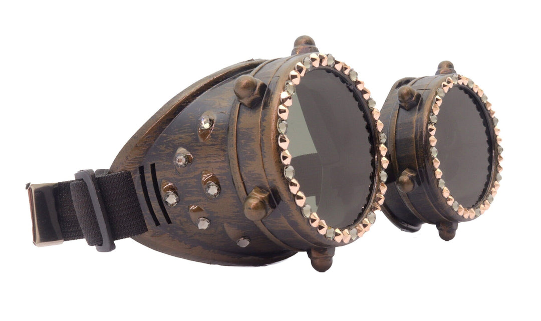 Bling Steampunk Vintage Style Goggles