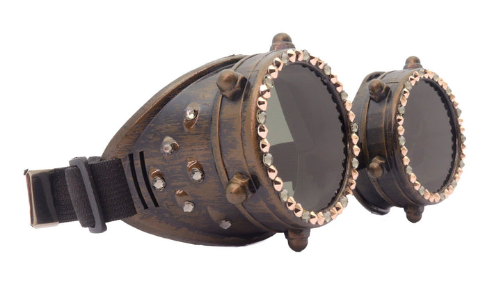 Bling Steampunk Vintage Style Goggles