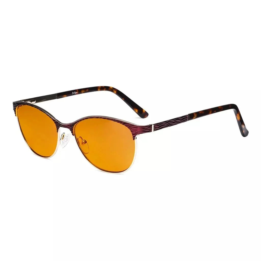 Blue Blocker Computer Glasses Cat-eye Eyewear LX19011-BB98