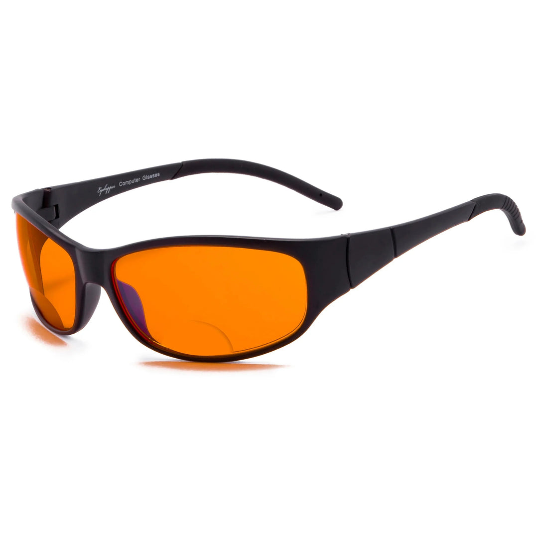 Blue Light Blocking Bifocal Wrapped Glasses SGS080
