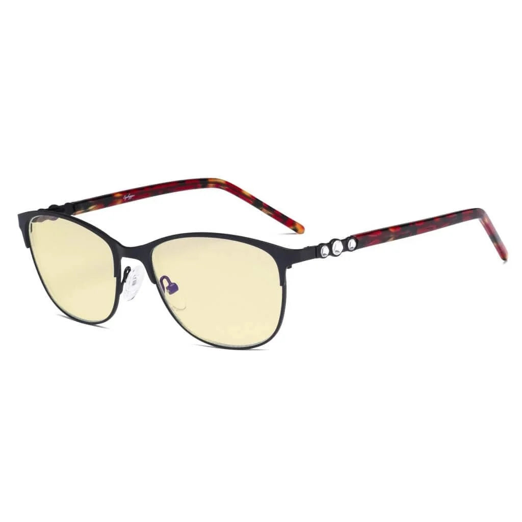Blue Light Blocking Eyeglasses Crystal LX19020-BB60
