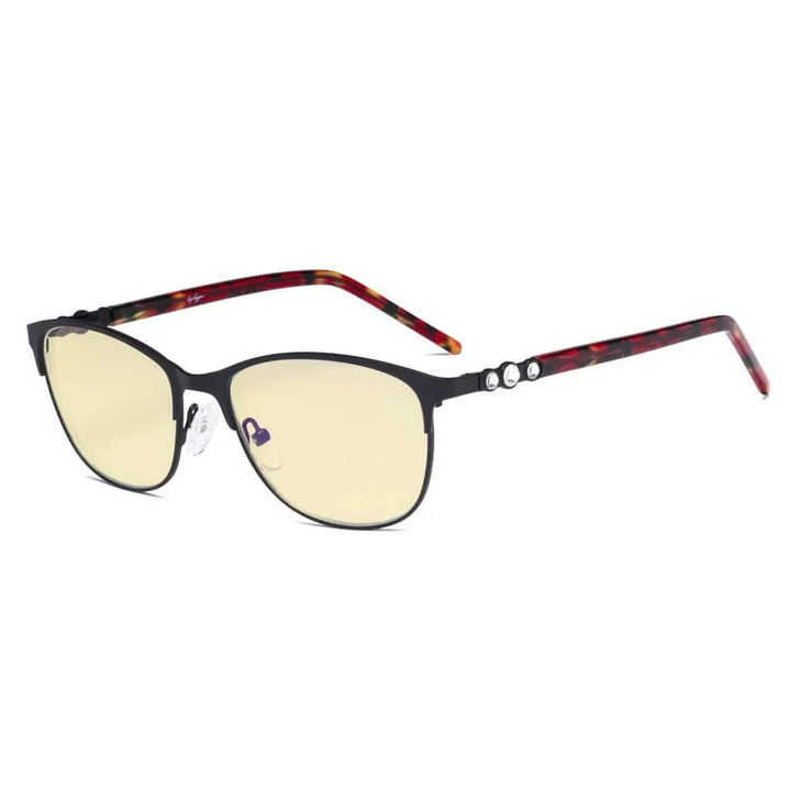 Blue Light Blocking Eyeglasses Crystal LX19020-BB60