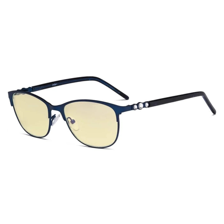 Blue Light Blocking Eyeglasses Crystal LX19020-BB60
