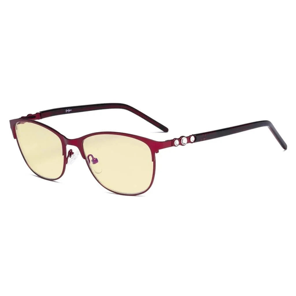Blue Light Blocking Eyeglasses Crystal LX19020-BB60