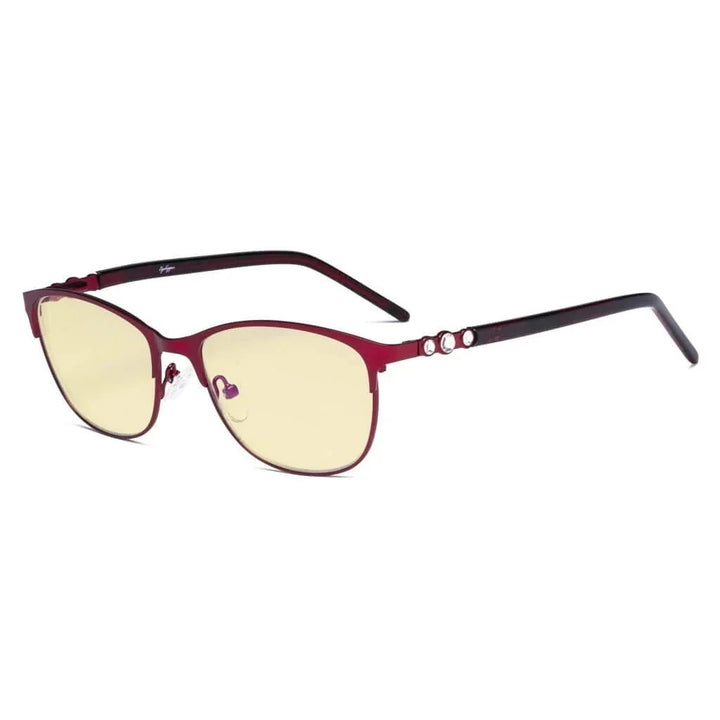 Blue Light Blocking Eyeglasses Crystal LX19020-BB60
