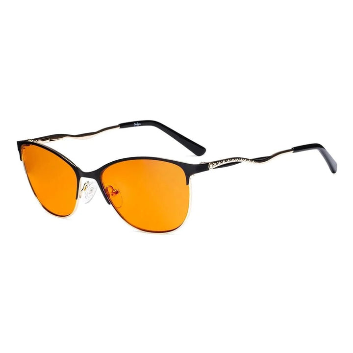 Blue Light Blocking Eyeglasses with Crystals LX19014-BB98