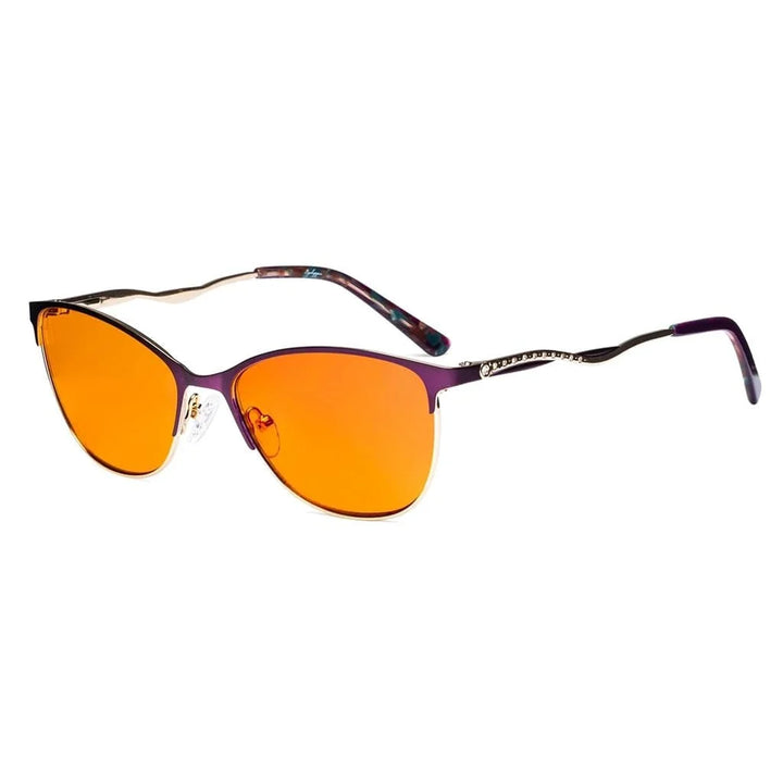 Blue Light Blocking Eyeglasses with Crystals LX19014-BB98