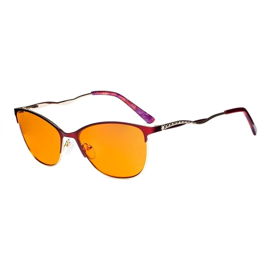 Blue Light Blocking Eyeglasses with Crystals LX19014-BB98