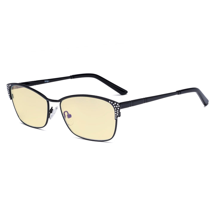 Blue Light Blocking Eyeglasses with Crystals TM17001