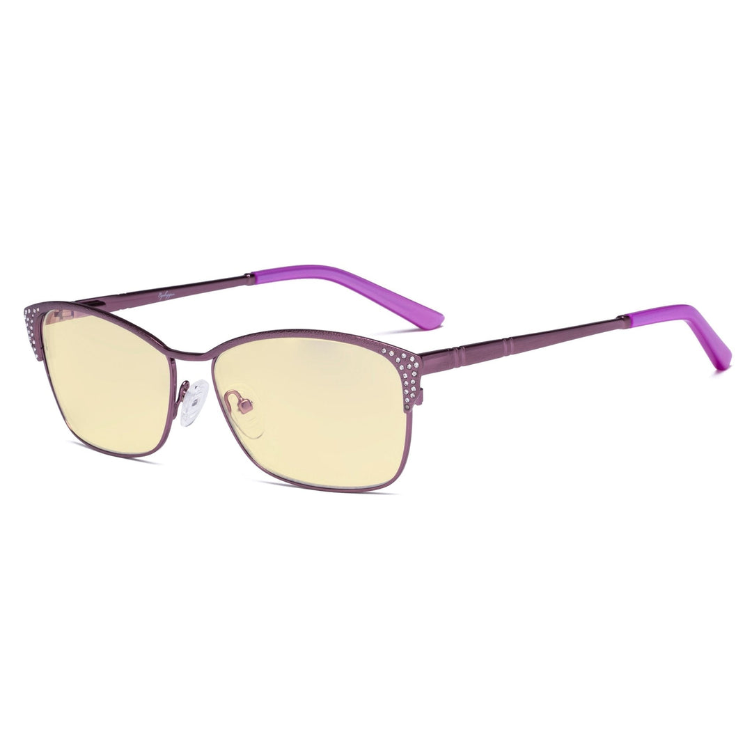 Blue Light Blocking Eyeglasses with Crystals TM17001