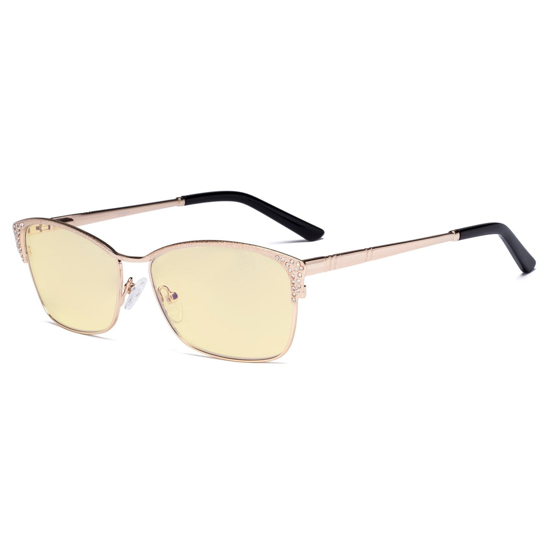 Blue Light Blocking Eyeglasses with Crystals TM17001