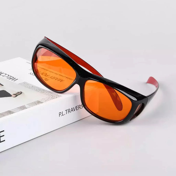Blue Light Blocking Fitover Glasses Orange Sleeping Eyeglasses DSXM1806