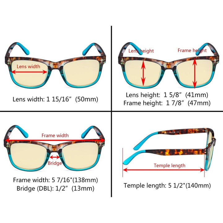 Blue Light Blocking Reading Glasses TM080D