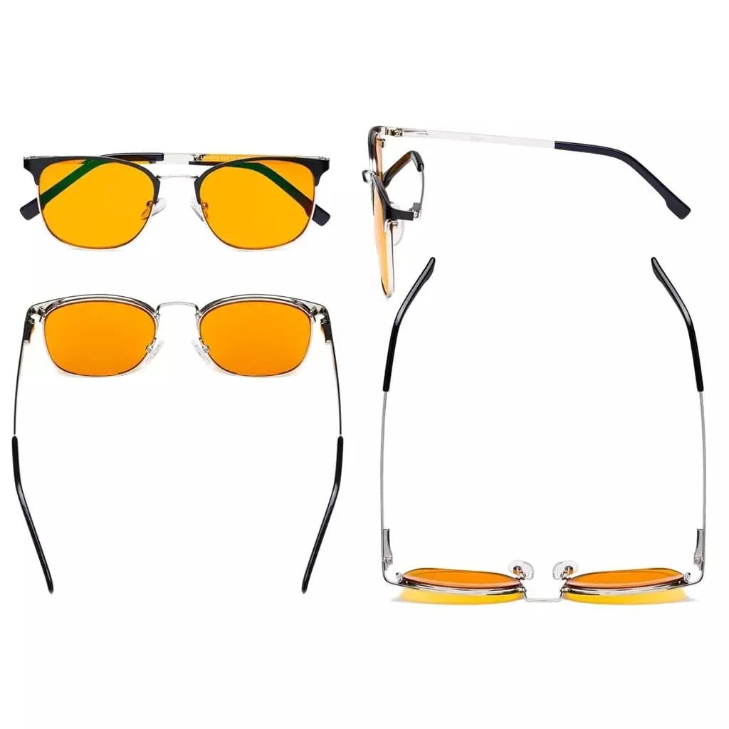 Blue Light Eyeglasses Metal Frame LX19018-BB98