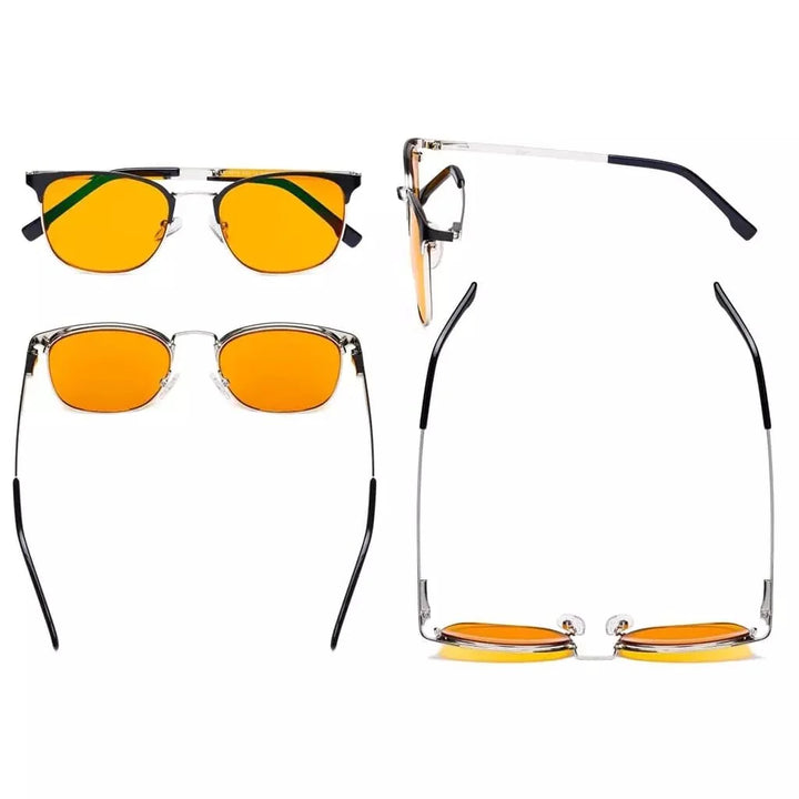 Blue Light Eyeglasses Metal Frame LX19018-BB98