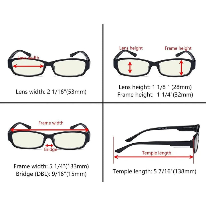 Blue Light Filter Eyeglasses UVR9105