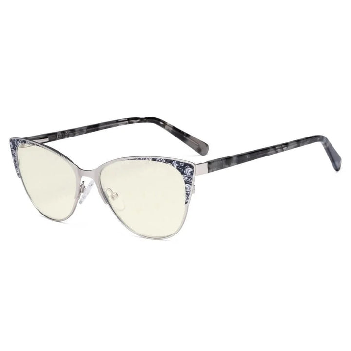 Blue Light Filter Glasses Cat-eye Eyewear LX19044-BB40