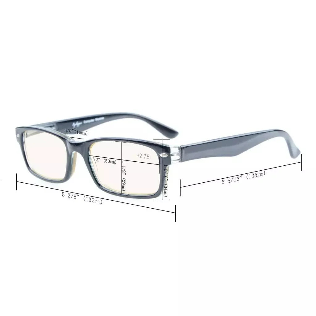Blue Light Filter Reading Glasses 1-UVR055